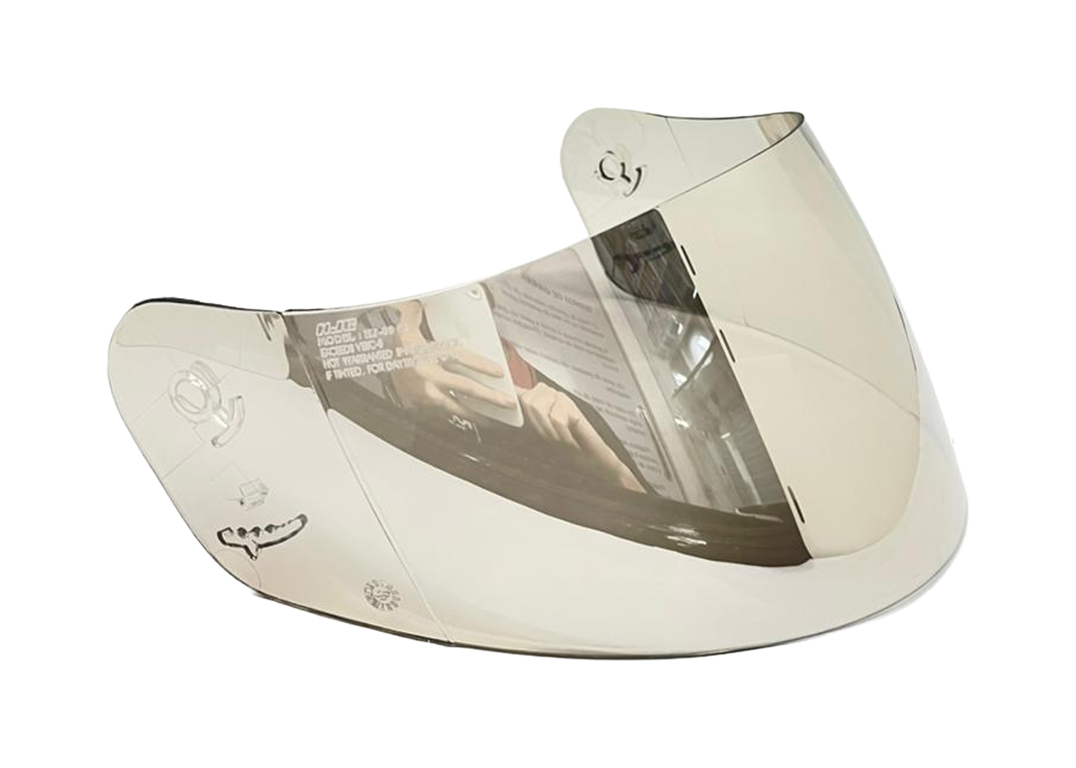 VISOR CAPACETE HJC SYMAX/CS12 HJ-05 SILVER